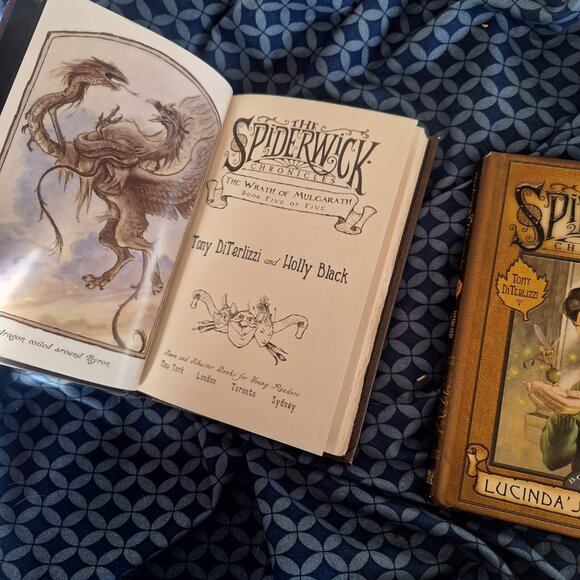 2 SPIDERWICK CHRONICLES hardcover books - Picture 2 of 9